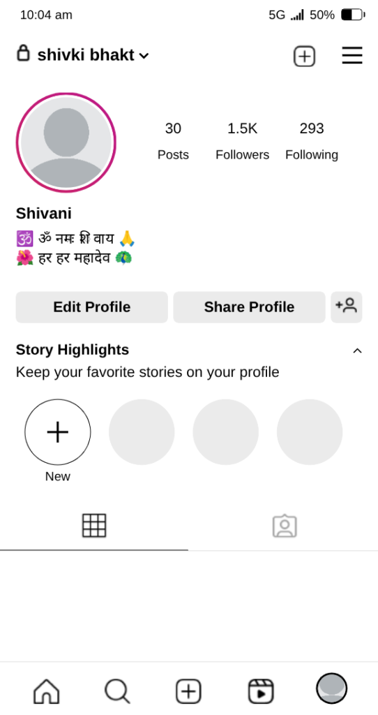 Stylish Mahadev Instagram bio