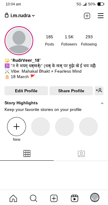 Kattar Hindu Bio for Instagram in Sanskrit