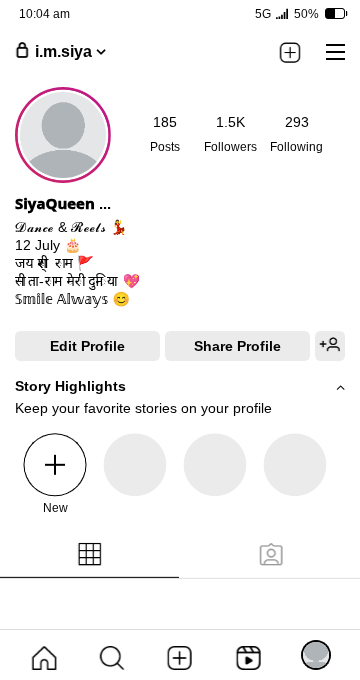 Cute Jai Shri Ram Bio for Girls