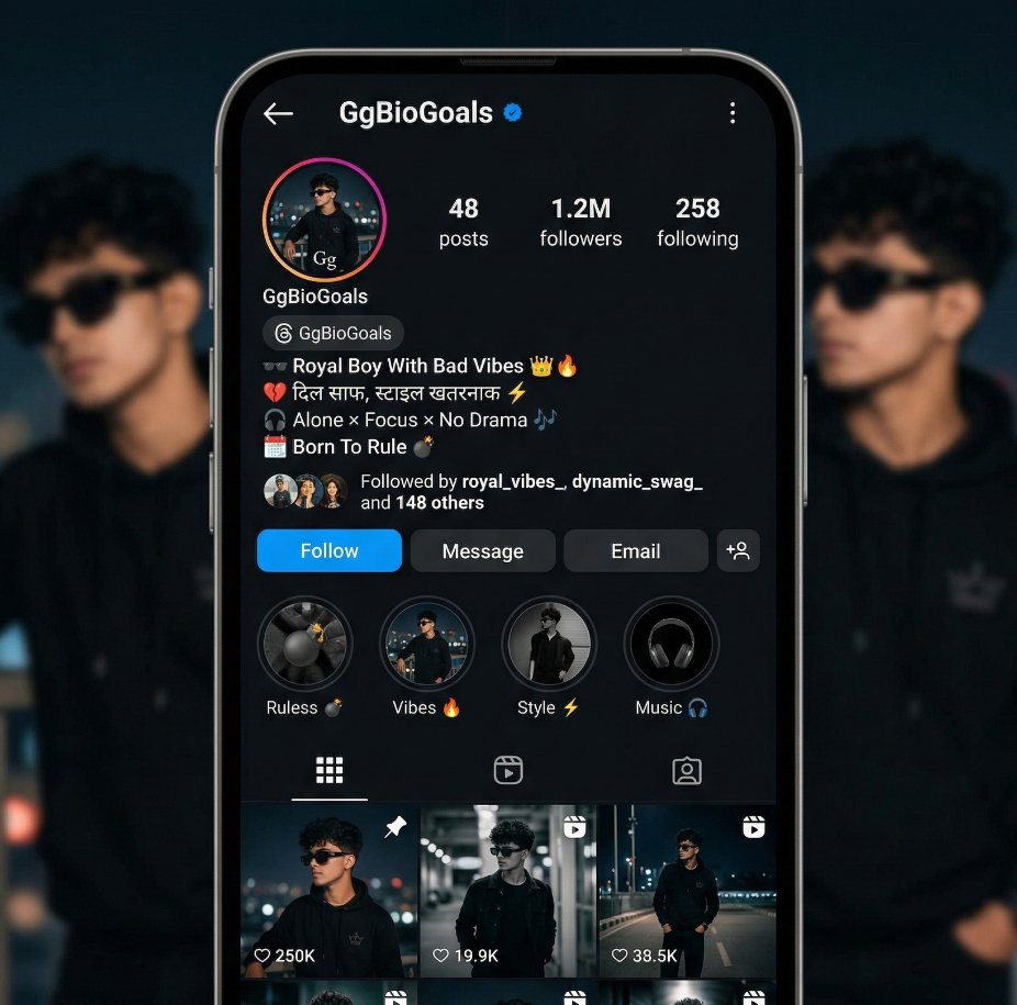 Attitude Classy Instagram Bio For Boys