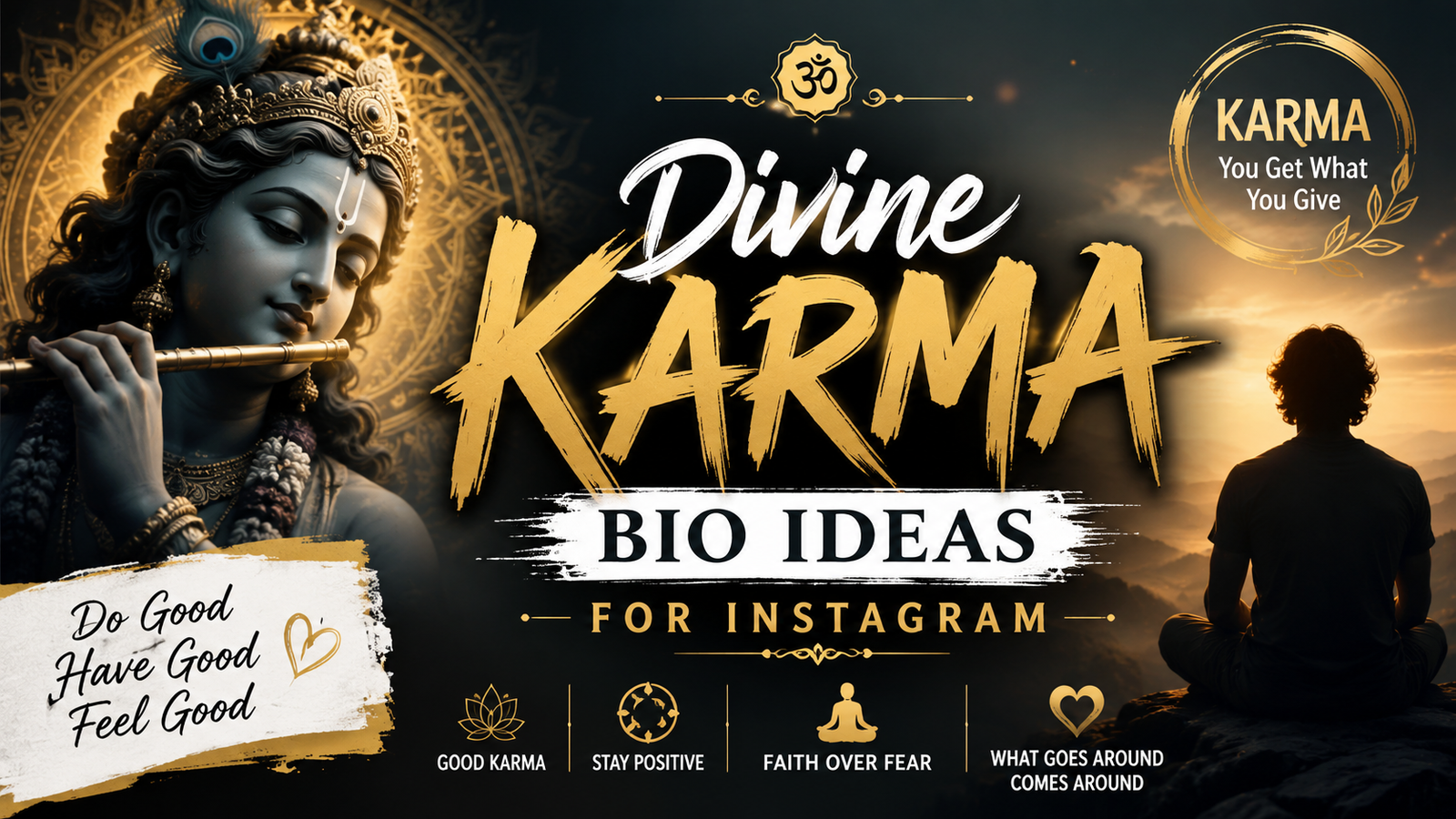 Divine Karma Bio Ideas for Instagram