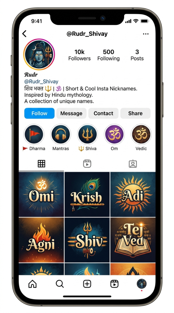 Short nick names for IG