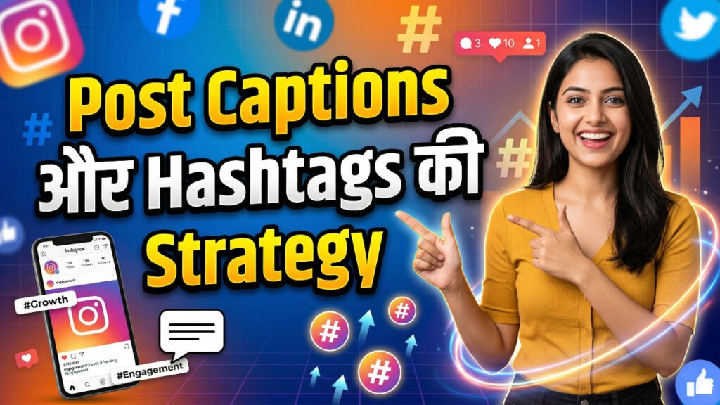 Post Captions और Hashtags की Strategy