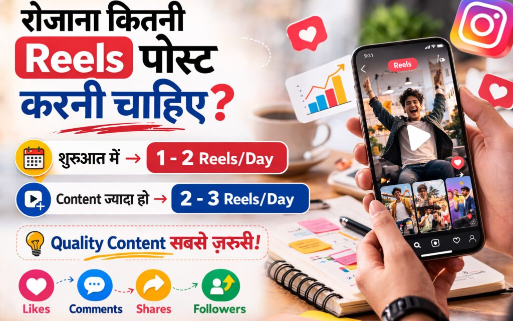रोजाना कितनी Reels पोस्ट करनी चाहिए