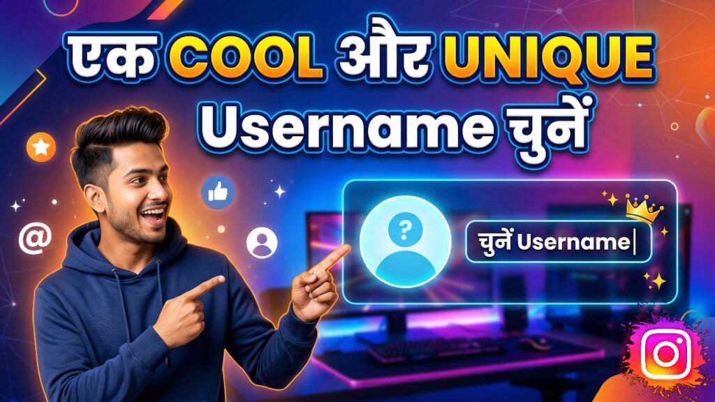 एक Cool और Unique Username चुनें