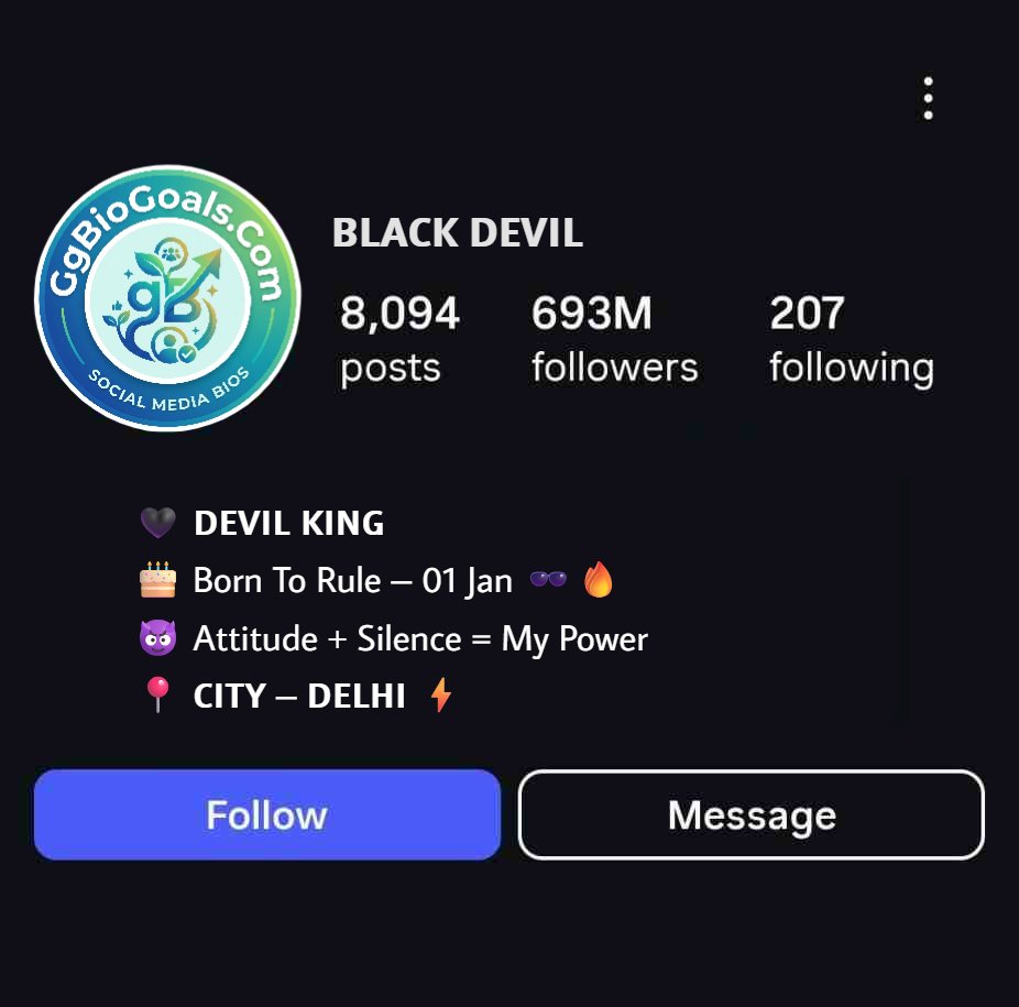 Best Devil Bio For Instagram (copy Paste)