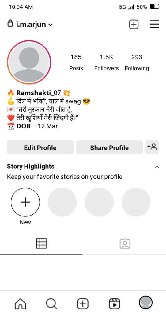 Shayari Bio for Instagram Hindi