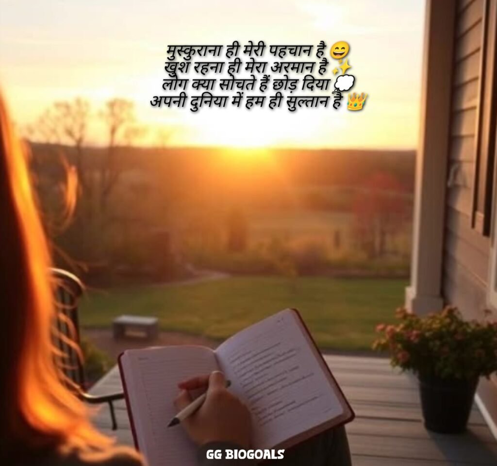 हिंदी इंस्टाग्राम बायो शायरी