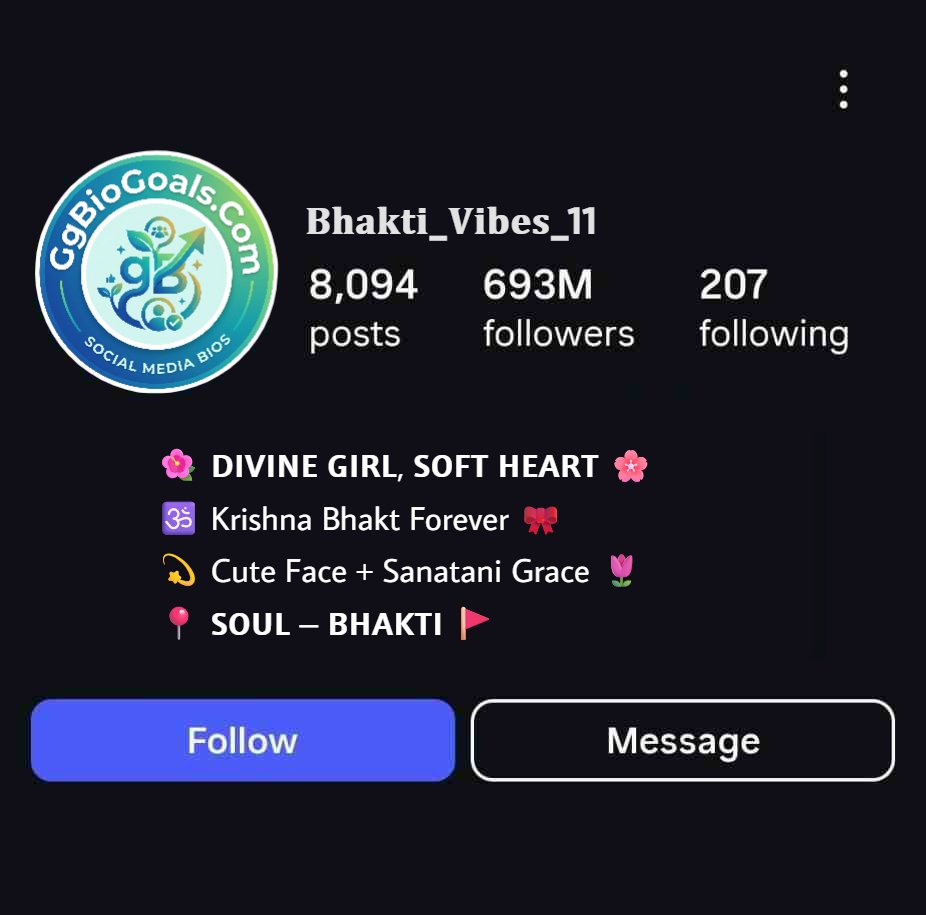 Cute Sanatani Bio for Brahma Girls