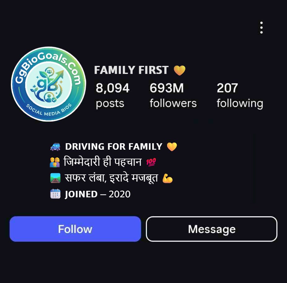 Instagram Bio For Driver Boy