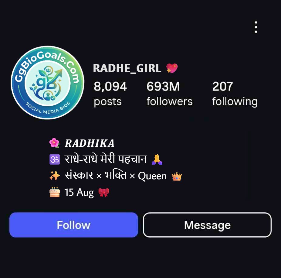 Sanatani Bio For Instagram In Hindi For Girl