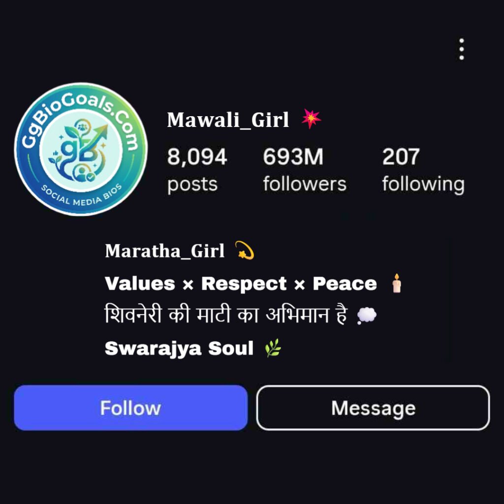 Instagram Bio For Girls Shivaji Maharaj