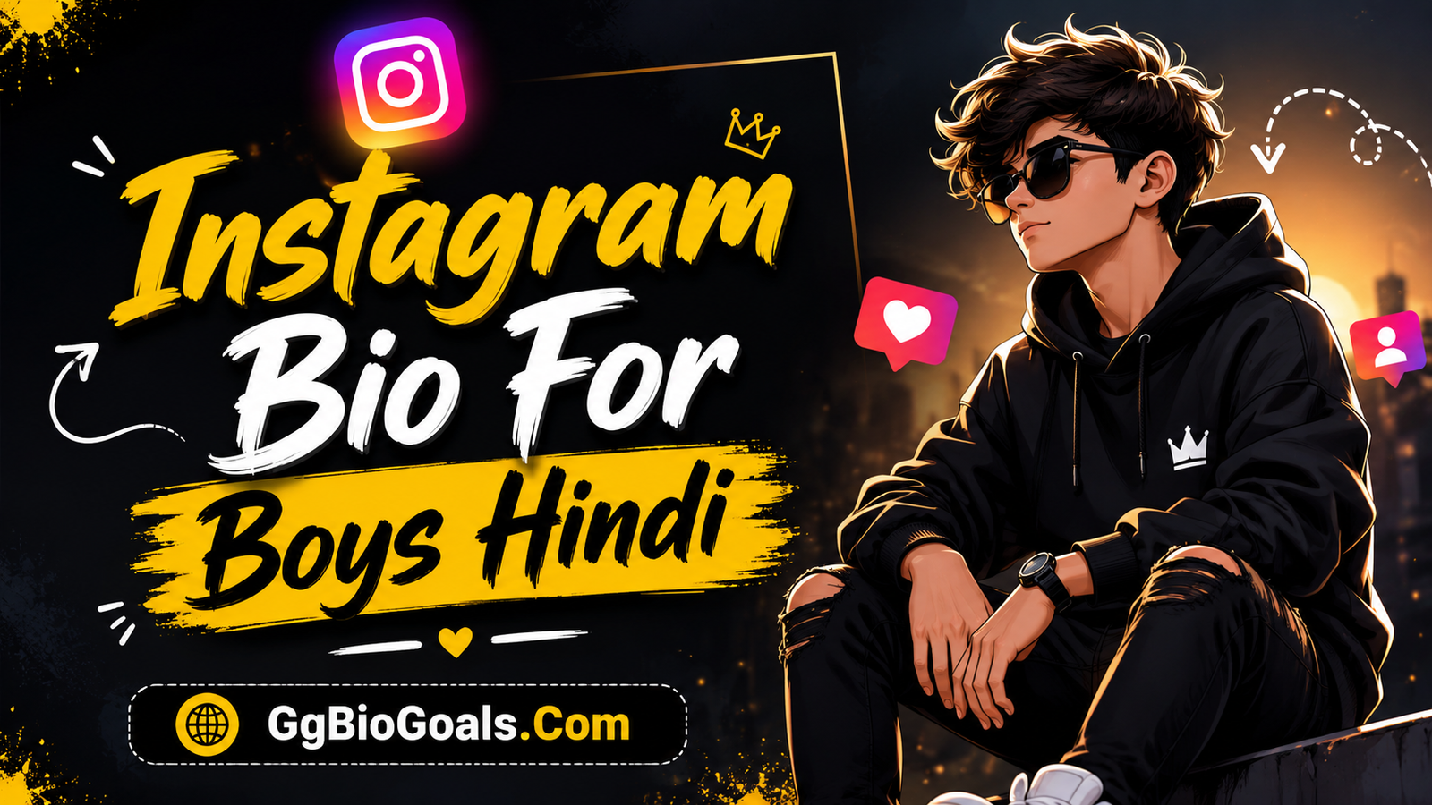 Instagram bio for boys Hindi