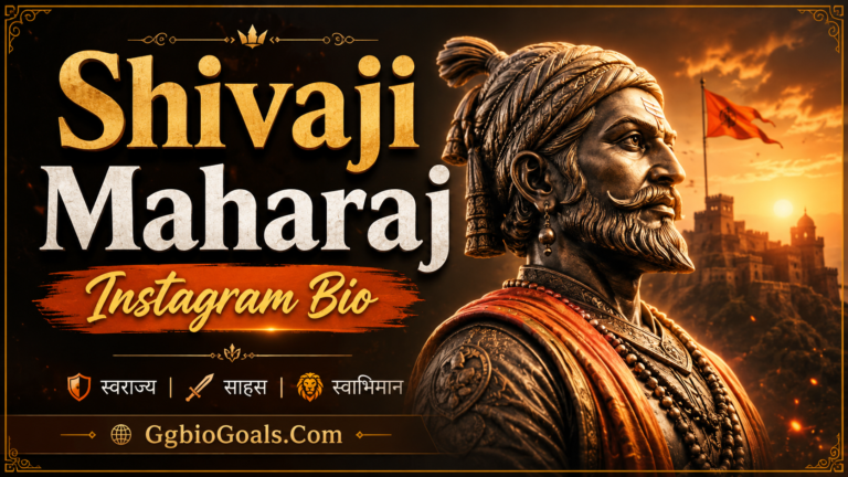 Shivaji Maharaj Instagram Bio