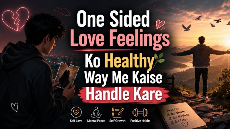 One Sided Love Feelings Ko Healthy Way Me Kaise Handle Kare